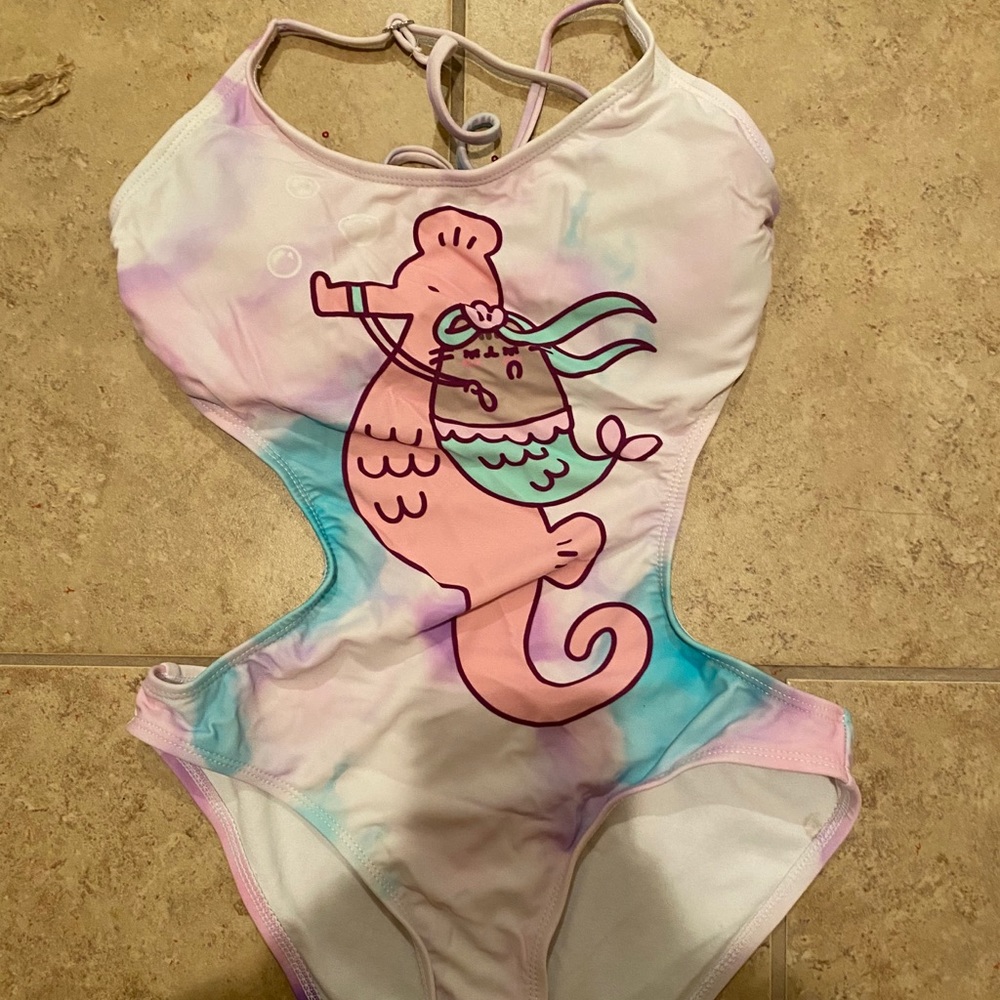 Pusheen open back swimsuit